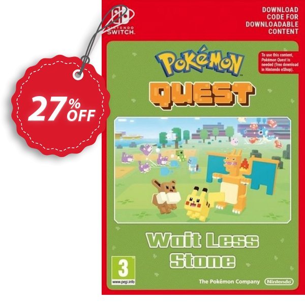 Pokemon Quest - Wait Less Stone Switch Coupon, discount Pokemon Quest - Wait Less Stone Switch Deal. Promotion: Pokemon Quest - Wait Less Stone Switch Exclusive offer 