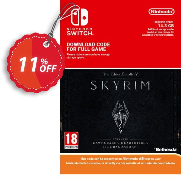 The Elder Scrolls V: Skyrim Nintendo Switch Coupon, discount The Elder Scrolls V: Skyrim Nintendo Switch Deal. Promotion: The Elder Scrolls V: Skyrim Nintendo Switch Exclusive offer 