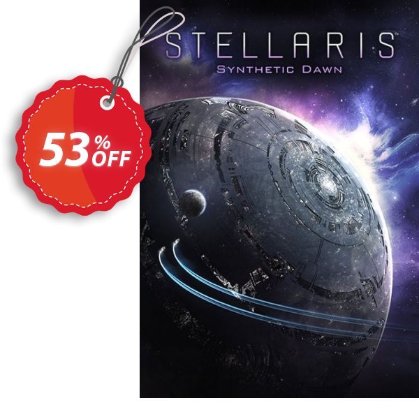 Stellaris PC: Synthetic Dawn DLC Coupon, discount Stellaris PC: Synthetic Dawn DLC Deal. Promotion: Stellaris PC: Synthetic Dawn DLC Exclusive offer 