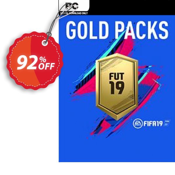 FIFA 19 - Jumbo Premium Gold Packs DLC PC Coupon, discount FIFA 19 - Jumbo Premium Gold Packs DLC PC Deal. Promotion: FIFA 19 - Jumbo Premium Gold Packs DLC PC Exclusive offer 