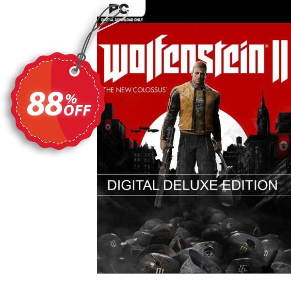 Wolfenstein II 2 The New Colossus Deluxe Edition PC Coupon, discount Wolfenstein II 2 The New Colossus Deluxe Edition PC Deal. Promotion: Wolfenstein II 2 The New Colossus Deluxe Edition PC Exclusive offer 