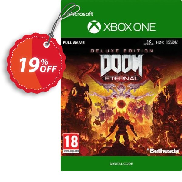 DOOM Eternal - Deluxe Edition Xbox One Coupon, discount DOOM Eternal - Deluxe Edition Xbox One Deal. Promotion: DOOM Eternal - Deluxe Edition Xbox One Exclusive offer 