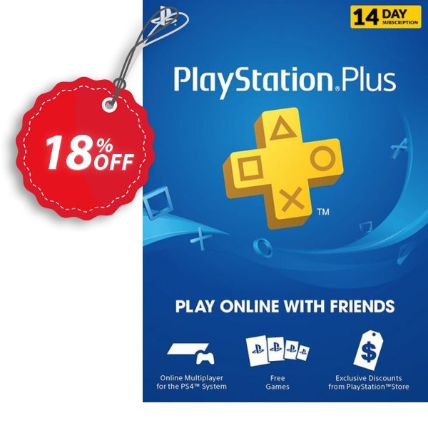 PS Plus, PS  - 14 Day Trial Subscription, UK  Coupon, discount PlayStation Plus (PS ) - 14 Day Trial Subscription (UK) Deal. Promotion: PlayStation Plus (PS ) - 14 Day Trial Subscription (UK) Exclusive offer 