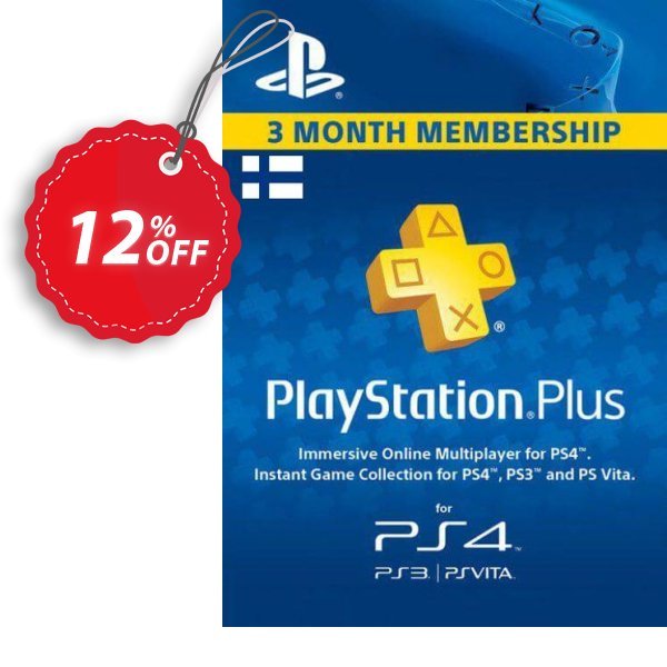 PS Plus - 3 Month Subscription, Finland  Coupon, discount Playstation Plus - 3 Month Subscription (Finland) Deal. Promotion: Playstation Plus - 3 Month Subscription (Finland) Exclusive offer 
