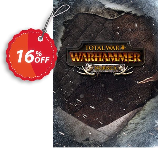 Total War Warhammer PC - Norsca DLC Coupon, discount Total War Warhammer PC - Norsca DLC Deal. Promotion: Total War Warhammer PC - Norsca DLC Exclusive offer 