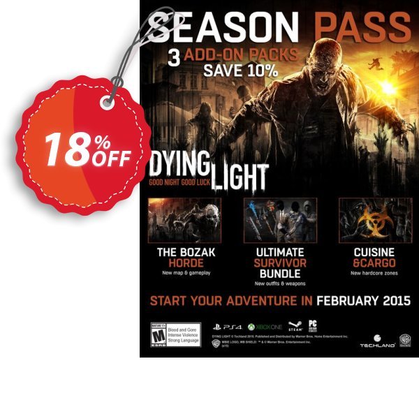 Dying Light Season Pass PC Coupon, discount Dying Light Season Pass PC Deal. Promotion: Dying Light Season Pass PC Exclusive offer 