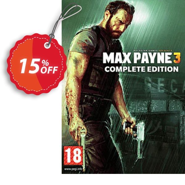 Max Payne 3 Complete Edition PC Coupon, discount Max Payne 3 Complete Edition PC Deal. Promotion: Max Payne 3 Complete Edition PC Exclusive offer 