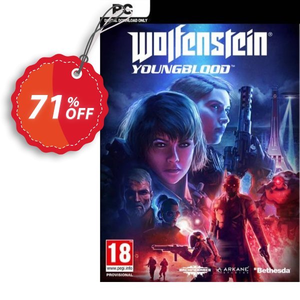 Wolfenstein: Youngblood PC, EMEA  Coupon, discount Wolfenstein: Youngblood PC (EMEA) Deal. Promotion: Wolfenstein: Youngblood PC (EMEA) Exclusive offer 
