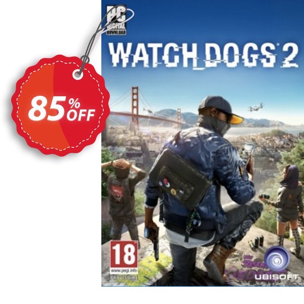 Watch Dogs 2 PC Coupon, discount Watch Dogs 2 PC Deal. Promotion: Watch Dogs 2 PC Exclusive offer 