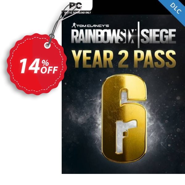 Tom Clancys Rainbow Six Siege Year 2 Pass PC, US  Coupon, discount Tom Clancys Rainbow Six Siege Year 2 Pass PC (US) Deal. Promotion: Tom Clancys Rainbow Six Siege Year 2 Pass PC (US) Exclusive offer 