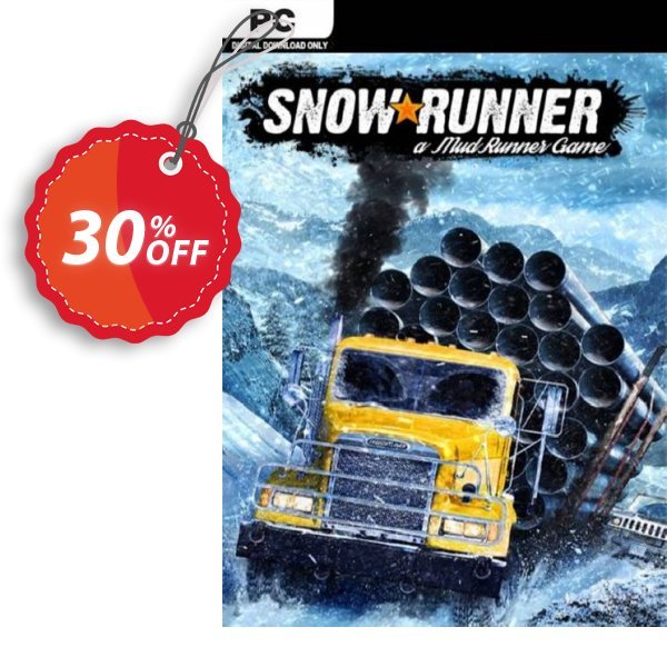 SnowRunner PC Coupon, discount SnowRunner PC Deal. Promotion: SnowRunner PC Exclusive offer 