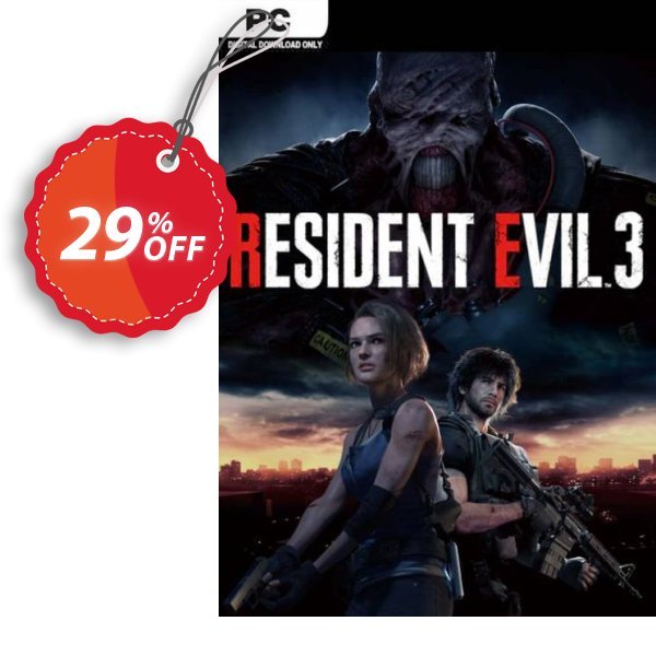 Resident Evil 3 PC Coupon, discount Resident Evil 3 PC Deal. Promotion: Resident Evil 3 PC Exclusive offer 