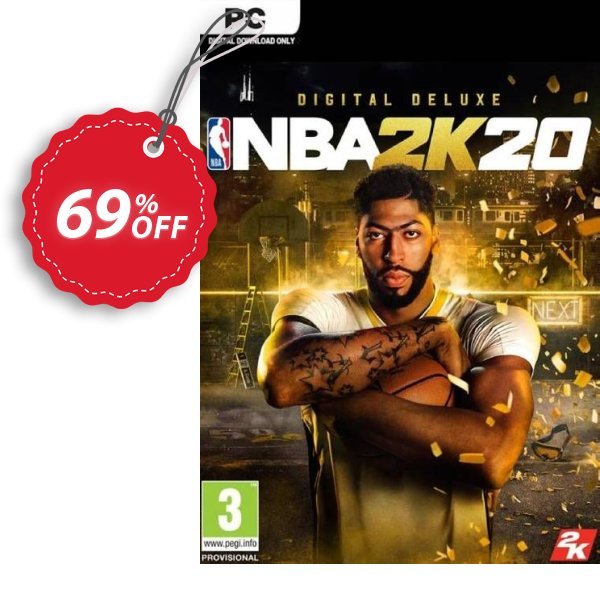 NBA 2K20 Deluxe Edition PC, US  Coupon, discount NBA 2K20 Deluxe Edition PC (US) Deal. Promotion: NBA 2K20 Deluxe Edition PC (US) Exclusive offer 