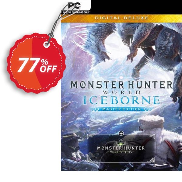 Monster Hunter World: Iceborne Master Edition Deluxe PC Coupon, discount Monster Hunter World: Iceborne Master Edition Deluxe PC Deal. Promotion: Monster Hunter World: Iceborne Master Edition Deluxe PC Exclusive offer 