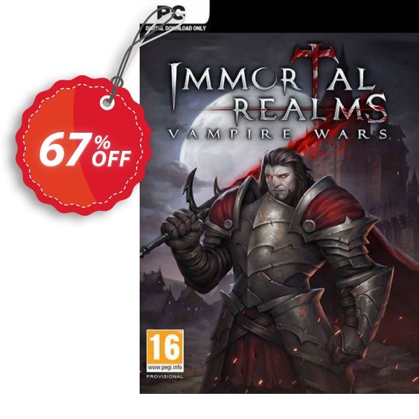 Immortal Realms: Vampire Wars PC, EU  Coupon, discount Immortal Realms: Vampire Wars PC (EU) Deal. Promotion: Immortal Realms: Vampire Wars PC (EU) Exclusive offer 