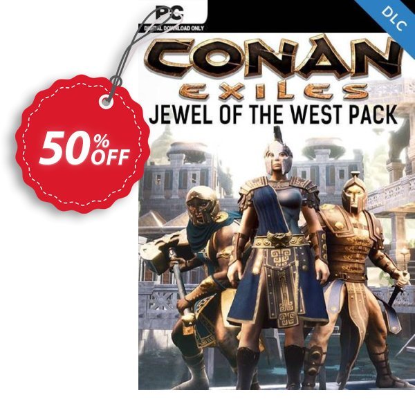 Conan Exiles PC - Jewel of the West Pack DLC Coupon, discount Conan Exiles PC - Jewel of the West Pack DLC Deal. Promotion: Conan Exiles PC - Jewel of the West Pack DLC Exclusive offer 