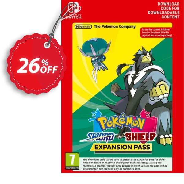 Pokemon Sword and Shield Expansion Pass Switch Coupon, discount Pokemon Sword and Shield Expansion Pass Switch Deal. Promotion: Pokemon Sword and Shield Expansion Pass Switch Exclusive offer 