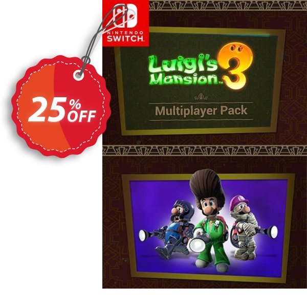 Luigi's Mansion 3 - Multiplayer Pack Switch Coupon, discount Luigi's Mansion 3 - Multiplayer Pack Switch Deal. Promotion: Luigi's Mansion 3 - Multiplayer Pack Switch Exclusive offer 