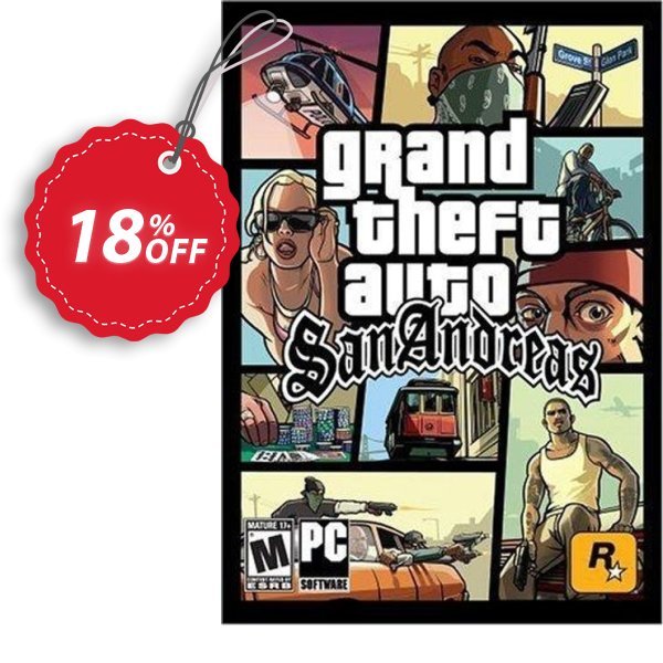 Grand Theft Auto - San Andreas Download, PC  Coupon, discount Grand Theft Auto - San Andreas Download (PC) Deal. Promotion: Grand Theft Auto - San Andreas Download (PC) Exclusive Easter Sale offer 