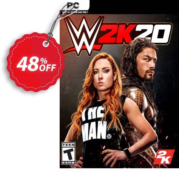 WWE 2K20 PC, EU  Coupon, discount WWE 2K20 PC (EU) Deal. Promotion: WWE 2K20 PC (EU) Exclusive Easter Sale offer 