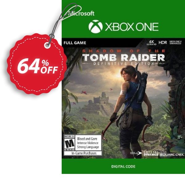 Shadow of the Tomb Raider Definitive Edition Xbox One, UK  Coupon, discount Shadow of the Tomb Raider Definitive Edition Xbox One (UK) Deal. Promotion: Shadow of the Tomb Raider Definitive Edition Xbox One (UK) Exclusive Easter Sale offer 