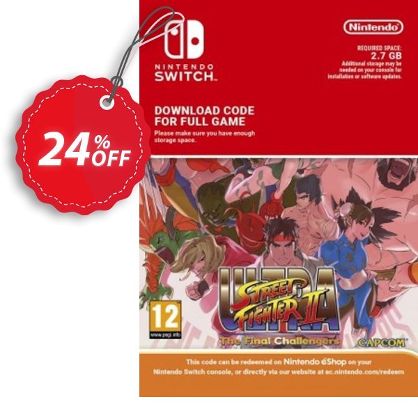 Ultra Street Fighter II: The Final Challengers Switch, EU  Coupon, discount Ultra Street Fighter II: The Final Challengers Switch (EU) Deal. Promotion: Ultra Street Fighter II: The Final Challengers Switch (EU) Exclusive Easter Sale offer 