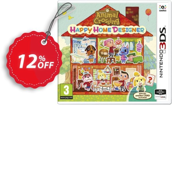 Animal Crossing: Happy Home Designer 3DS - Game Code Coupon, discount Animal Crossing: Happy Home Designer 3DS - Game Code Deal. Promotion: Animal Crossing: Happy Home Designer 3DS - Game Code Exclusive Easter Sale offer 
