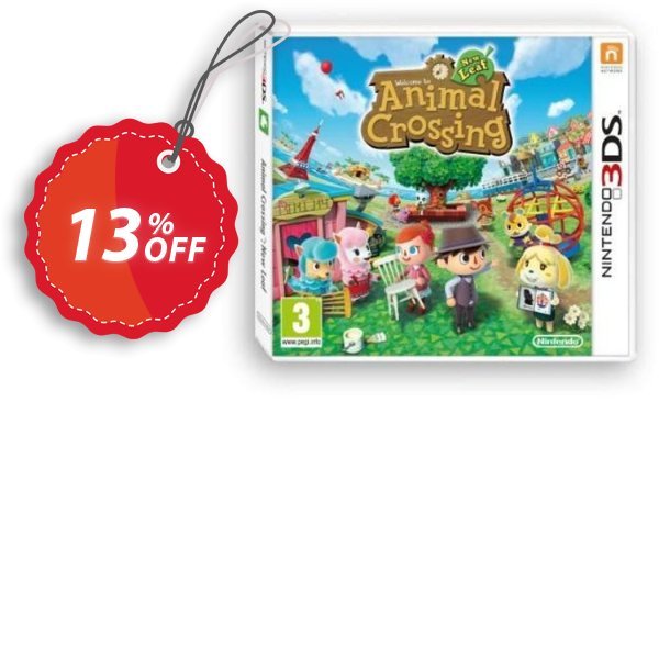 Animal Crossing: New Leaf 3DS - Game Code Coupon, discount Animal Crossing: New Leaf 3DS - Game Code Deal. Promotion: Animal Crossing: New Leaf 3DS - Game Code Exclusive Easter Sale offer 