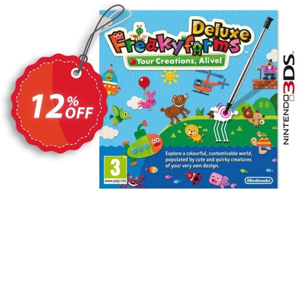 Freakyforms Deluxe 3DS - Game Code Coupon, discount Freakyforms Deluxe 3DS - Game Code Deal. Promotion: Freakyforms Deluxe 3DS - Game Code Exclusive Easter Sale offer 