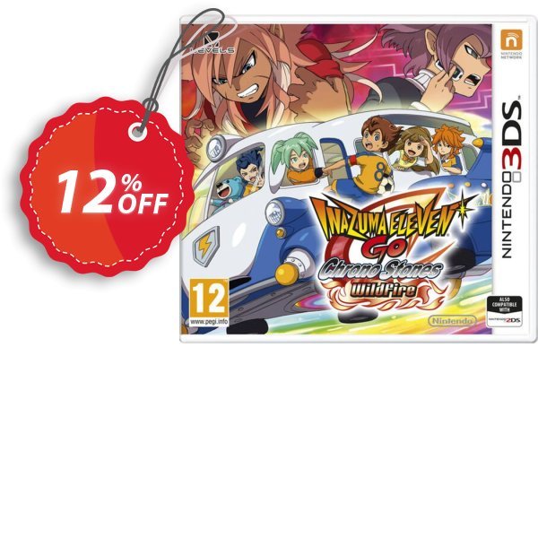 Inazuma Eleven GO Chrono Stones: Wildfire 3DS - Game Code Coupon, discount Inazuma Eleven GO Chrono Stones: Wildfire 3DS - Game Code Deal. Promotion: Inazuma Eleven GO Chrono Stones: Wildfire 3DS - Game Code Exclusive Easter Sale offer 