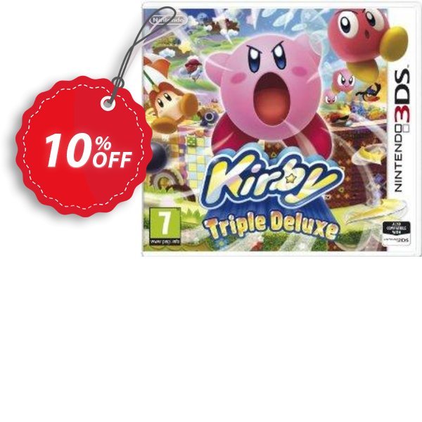 Kirby: Triple Deluxe 3DS - Game Code Coupon, discount Kirby: Triple Deluxe 3DS - Game Code Deal. Promotion: Kirby: Triple Deluxe 3DS - Game Code Exclusive Easter Sale offer 