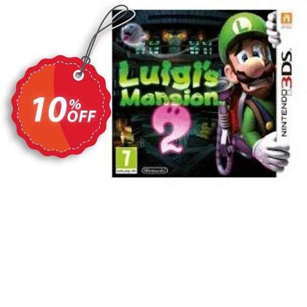 Luigi's Mansion 2: Dark Moon 3DS - Game Code Coupon, discount Luigi's Mansion 2: Dark Moon 3DS - Game Code Deal. Promotion: Luigi's Mansion 2: Dark Moon 3DS - Game Code Exclusive Easter Sale offer 