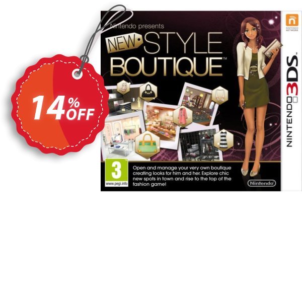 New Style Boutique 3DS - Game Code Coupon, discount New Style Boutique 3DS - Game Code Deal. Promotion: New Style Boutique 3DS - Game Code Exclusive Easter Sale offer 