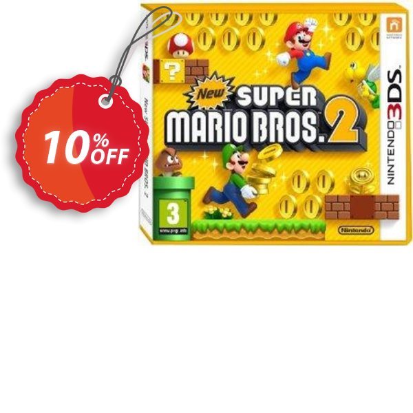 New Super Mario Bros: 2 3DS - Game Code Coupon, discount New Super Mario Bros: 2 3DS - Game Code Deal. Promotion: New Super Mario Bros: 2 3DS - Game Code Exclusive Easter Sale offer 