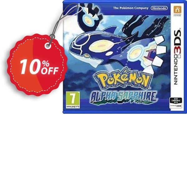 Pokémon Alpha Sapphire 3DS - Game Code Coupon, discount Pokémon Alpha Sapphire 3DS - Game Code Deal. Promotion: Pokémon Alpha Sapphire 3DS - Game Code Exclusive Easter Sale offer 