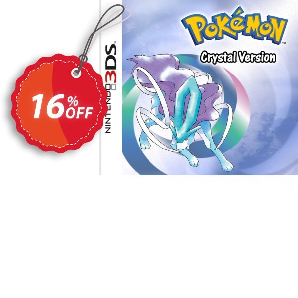 Pokémon Crystal Version 3DS Coupon, discount Pokémon Crystal Version 3DS Deal. Promotion: Pokémon Crystal Version 3DS Exclusive Easter Sale offer 