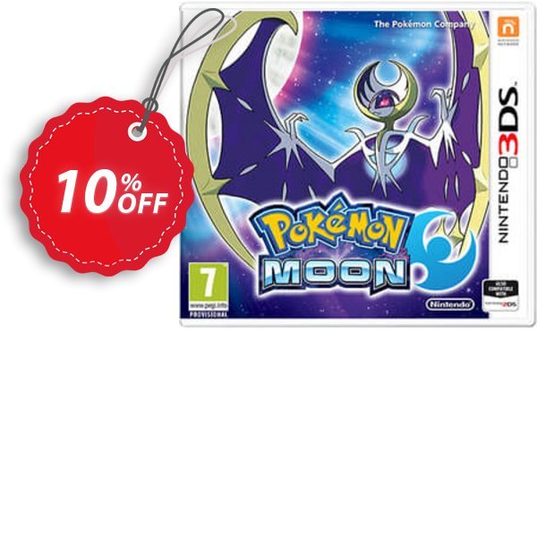 Pokemon Moon 3DS - Game Code Coupon, discount Pokemon Moon 3DS - Game Code Deal. Promotion: Pokemon Moon 3DS - Game Code Exclusive Easter Sale offer 