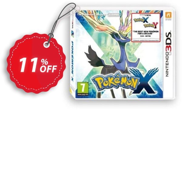 Pokémon X 3DS - Game Code Coupon, discount Pokémon X 3DS - Game Code Deal. Promotion: Pokémon X 3DS - Game Code Exclusive Easter Sale offer 