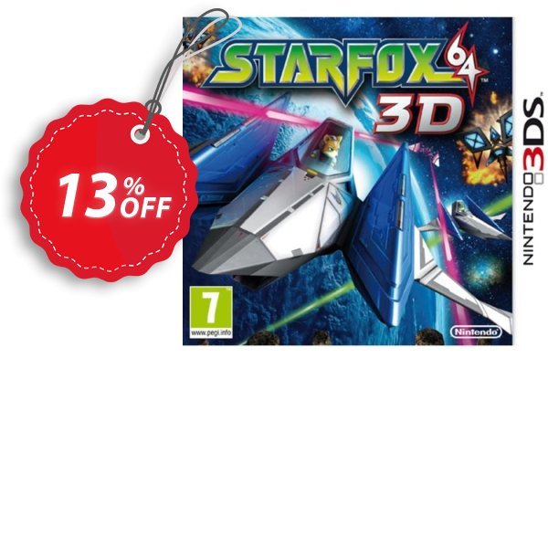 Star Fox 64 3D 3DS - Game Code Coupon, discount Star Fox 64 3D 3DS - Game Code Deal. Promotion: Star Fox 64 3D 3DS - Game Code Exclusive Easter Sale offer 