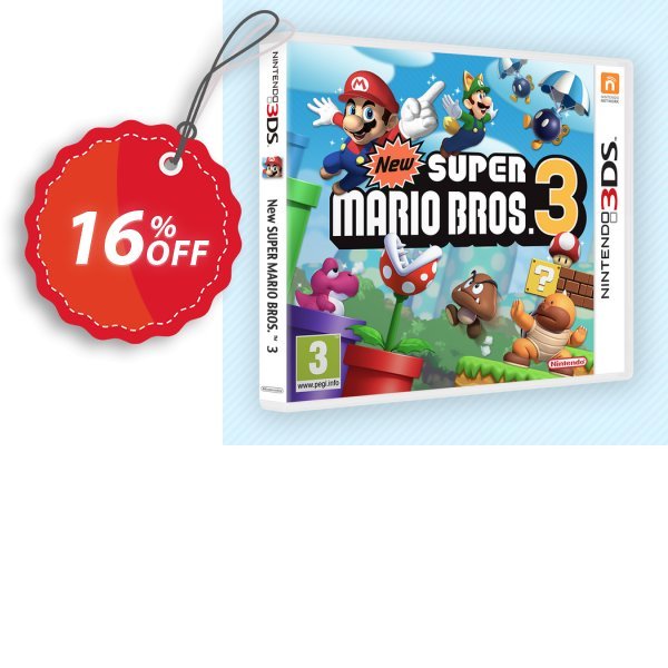 Super Mario Bros. 3 3DS - Game Code, ENG  Coupon, discount Super Mario Bros. 3 3DS - Game Code (ENG) Deal. Promotion: Super Mario Bros. 3 3DS - Game Code (ENG) Exclusive Easter Sale offer 