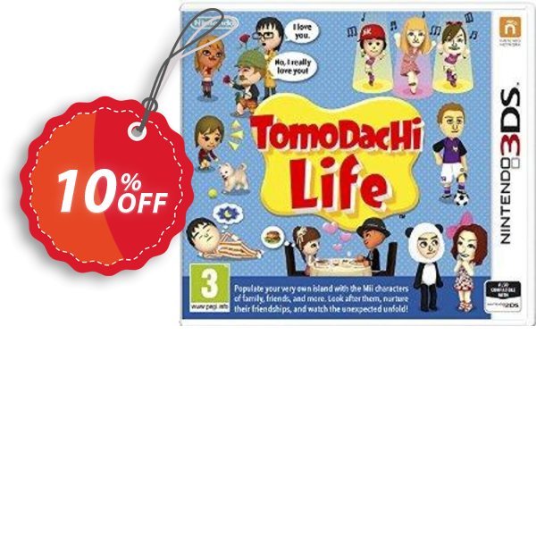 Tomodachi Life 3DS - Game Code Coupon, discount Tomodachi Life 3DS - Game Code Deal. Promotion: Tomodachi Life 3DS - Game Code Exclusive Easter Sale offer 