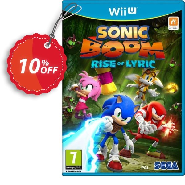 Sonic Boom: Rise of Lyric Nintendo Wii U - Game Code Coupon, discount Sonic Boom: Rise of Lyric Nintendo Wii U - Game Code Deal. Promotion: Sonic Boom: Rise of Lyric Nintendo Wii U - Game Code Exclusive Easter Sale offer 
