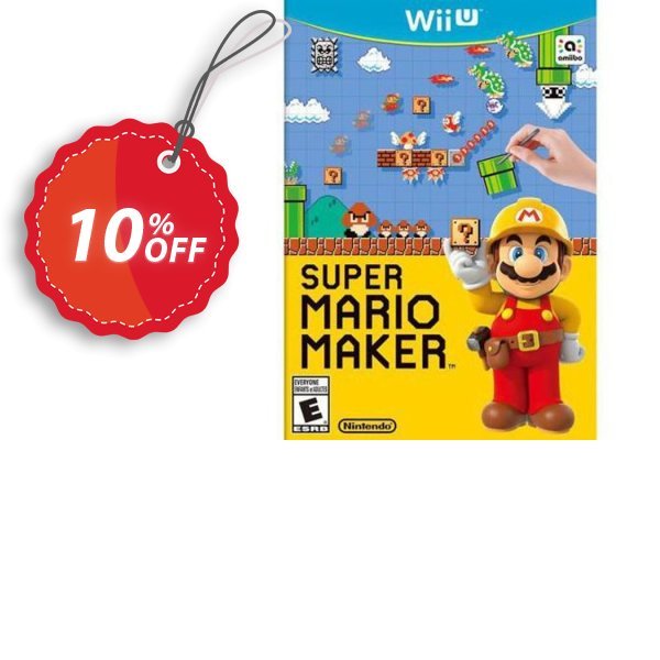 Super Mario Maker Nintendo Wii U - Game Code Coupon, discount Super Mario Maker Nintendo Wii U - Game Code Deal. Promotion: Super Mario Maker Nintendo Wii U - Game Code Exclusive Easter Sale offer 