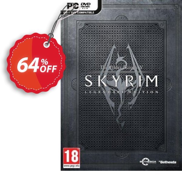 The Elder Scrolls V 5: Skyrim Legendary Edition, PC  Coupon, discount The Elder Scrolls V 5: Skyrim Legendary Edition (PC) Deal. Promotion: The Elder Scrolls V 5: Skyrim Legendary Edition (PC) Exclusive offer 