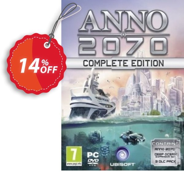 Anno 2070 Complete Edition PC Coupon, discount Anno 2070 Complete Edition PC Deal. Promotion: Anno 2070 Complete Edition PC Exclusive Easter Sale offer 
