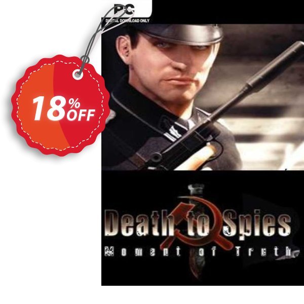 Death to Spies Moment of Truth PC Coupon, discount Death to Spies Moment of Truth PC Deal. Promotion: Death to Spies Moment of Truth PC Exclusive Easter Sale offer 