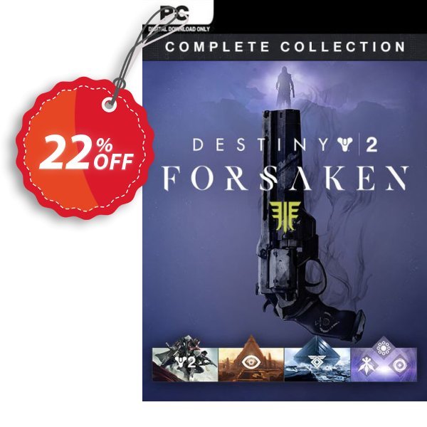 Destiny 2 Forsaken Complete Collection PC, EU  Coupon, discount Destiny 2 Forsaken Complete Collection PC (EU) Deal. Promotion: Destiny 2 Forsaken Complete Collection PC (EU) Exclusive Easter Sale offer 