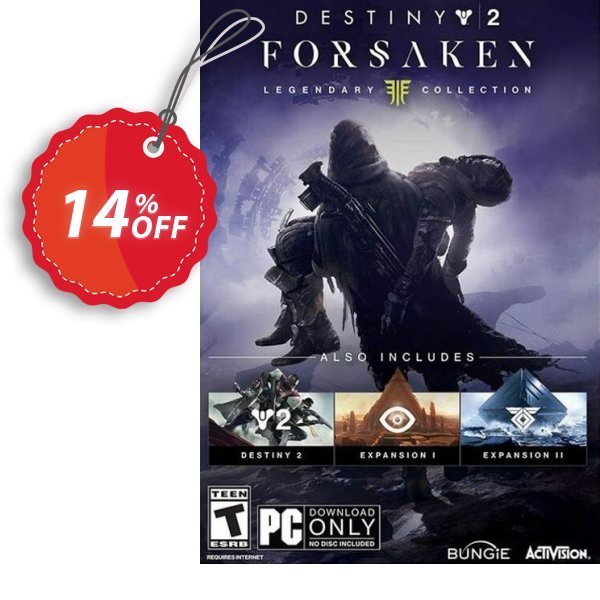 Destiny 2 Forsaken - Legendary Collection PC Coupon, discount Destiny 2 Forsaken - Legendary Collection PC Deal. Promotion: Destiny 2 Forsaken - Legendary Collection PC Exclusive Easter Sale offer 