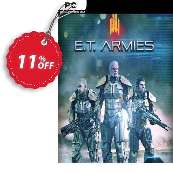 E.T. Armies PC Coupon, discount E.T. Armies PC Deal. Promotion: E.T. Armies PC Exclusive Easter Sale offer 