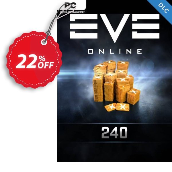 EVE Online - 240 Plex Card PC Coupon, discount EVE Online - 240 Plex Card PC Deal. Promotion: EVE Online - 240 Plex Card PC Exclusive Easter Sale offer 